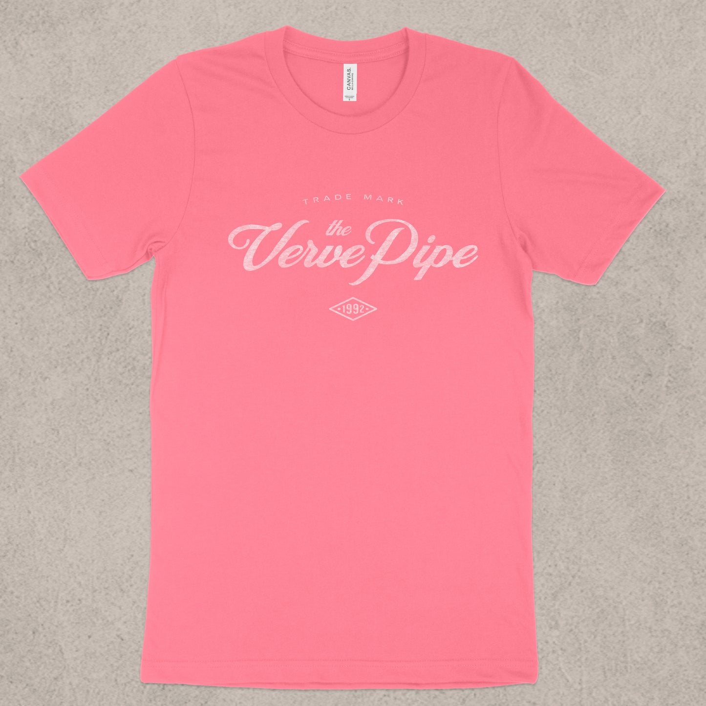 Classic Script T-Shirt (Neon Pink)