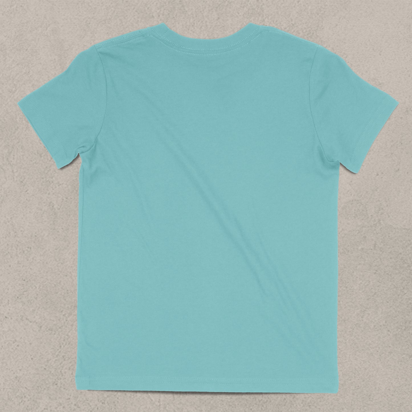 Kid's Giraffe T-Shirt (Light Aqua)